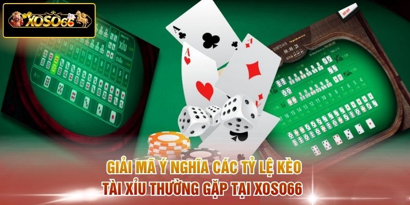 Giải mã ý nghĩa các tỷ lệ kèo tài xỉu thường gặp tại XOSO66